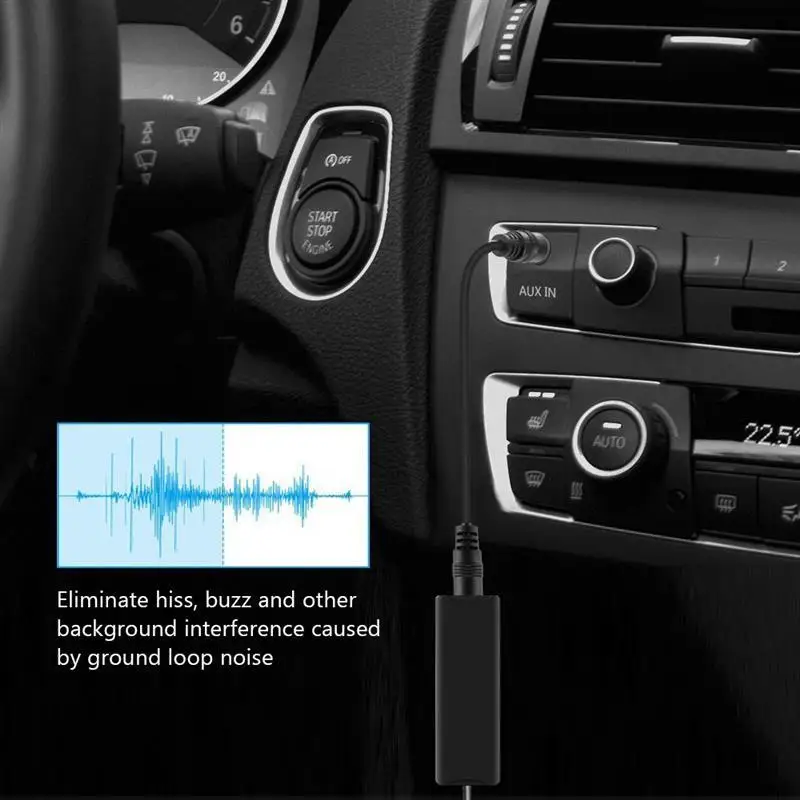 AOZBZ Портативный 3,5 мм Aux аудио заземление петли шума изолятор фильтр домашний стерео шум фильтр для автомобильной стерео системы аудио системы