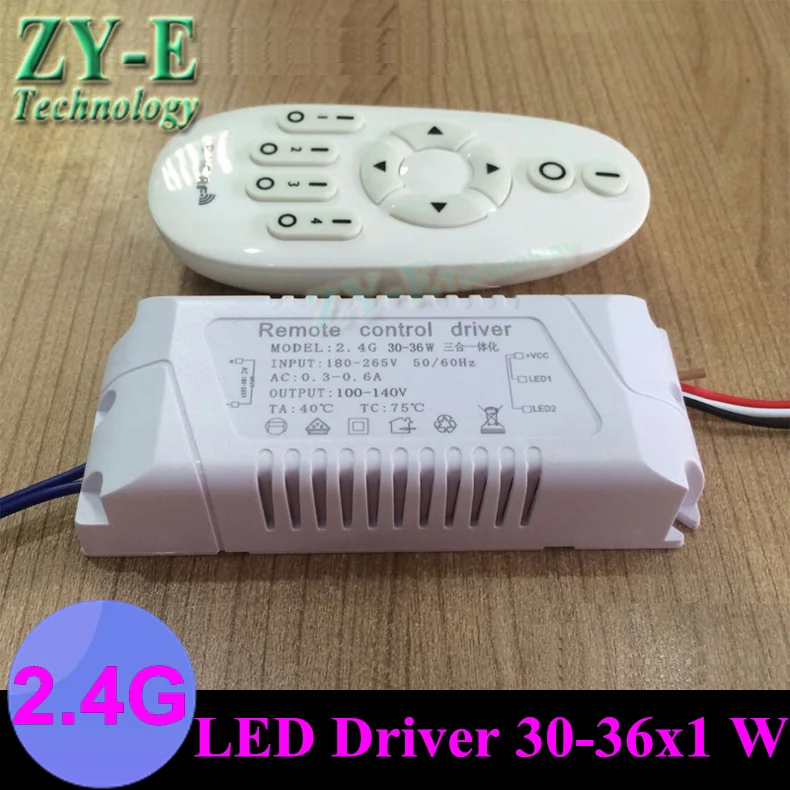 2set 220v LED outside driver intelligent 2.4G Wireless RF Remote