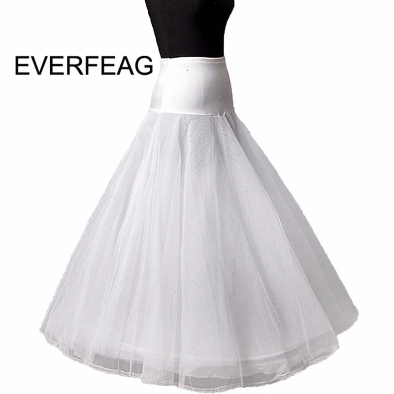Высокое качество A Line Тюль Свадебная Нижняя юбка кринолин для длинного свадебного платья
