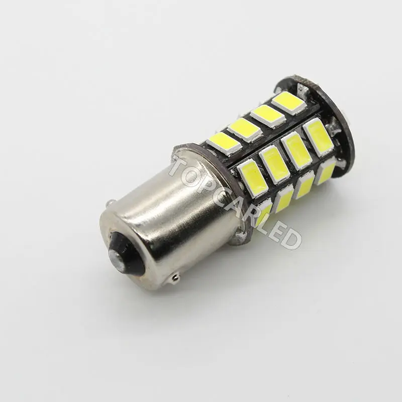 2 шт./лот 1156 BA15S P21W 1129 5630 5760 SMD 30 светодиодный дневные ходовые огни 12V Белый автомобиля светодиодная лампа для авто Фары заднего хода Break Поворотная сигнальная лампа