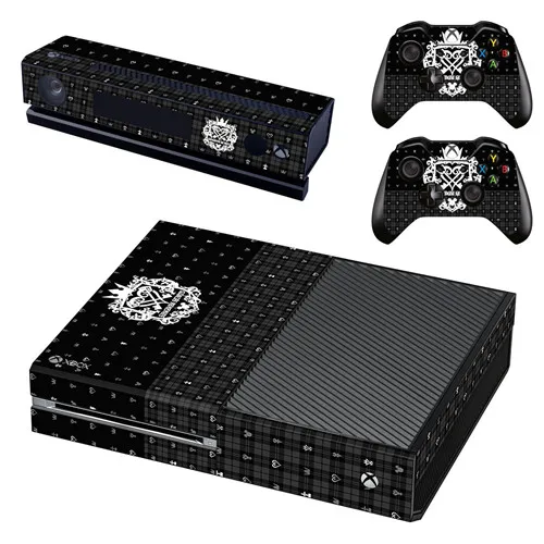 GSTM2498 Новая наклейка на кожу для Xbox One консоль и Kinect и 2 контроллера для Xbox One Наклейка на кожу винил-Королевство Сердца 3 - Цвет: GSTM2498