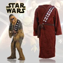Звездные войны банный халат Плащ мантия плащ для взрослых мужчин Chewbacca халат костюм с капюшоном на Рождество Хэллоуин карнавальный костюм