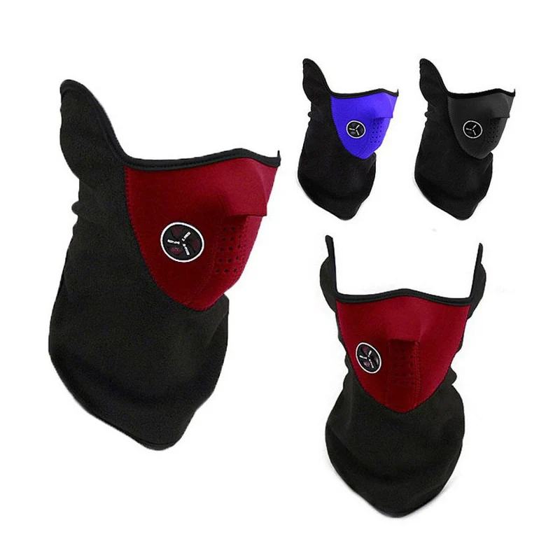 

Three colour outdoor bike half face snowboard mask scarf filter ski bicycle bike riding anti dust cycling face mask facemask