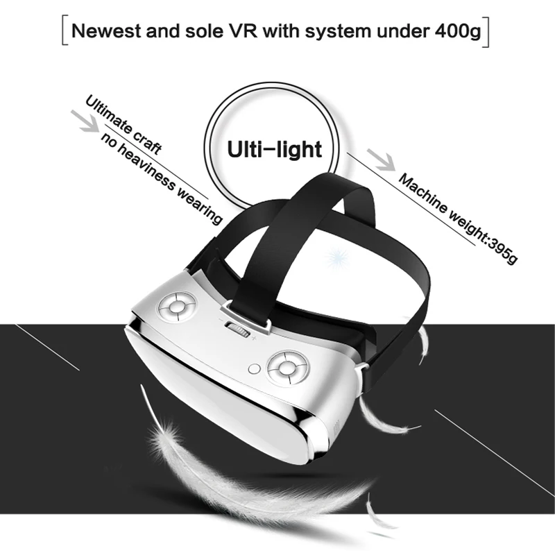 Новые V3H VR очки все в одном Виртуальная реальность 5,5 дюймов 2K дисплей 3 ГБ/16 ГБ действия S900 четырехъядерный 1,7 ГГц Wifi 4000 мАч VR очки