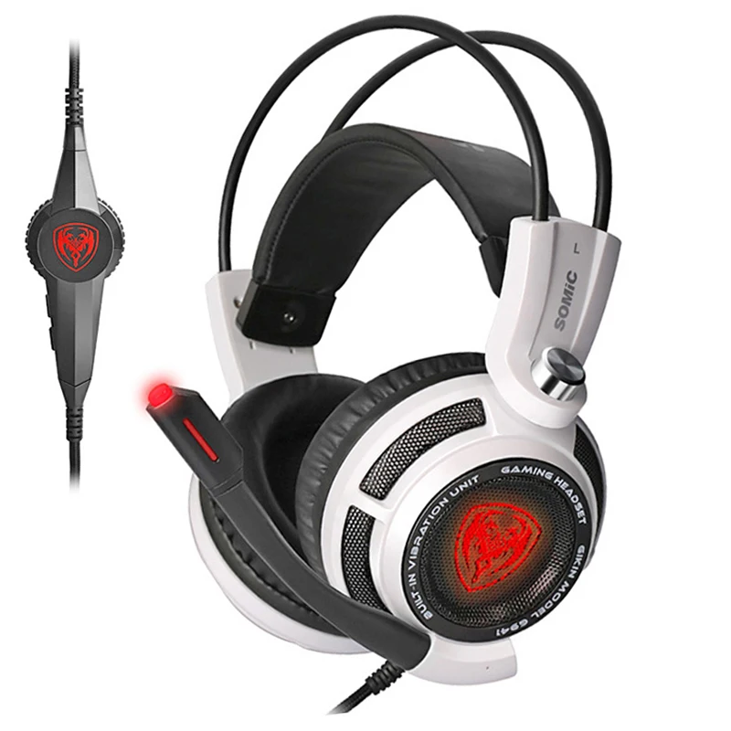 

G941 7.1 Virtual Surround Sound Stereo USB Gaming Headphone Headset With Intelligent 4D Vibration System