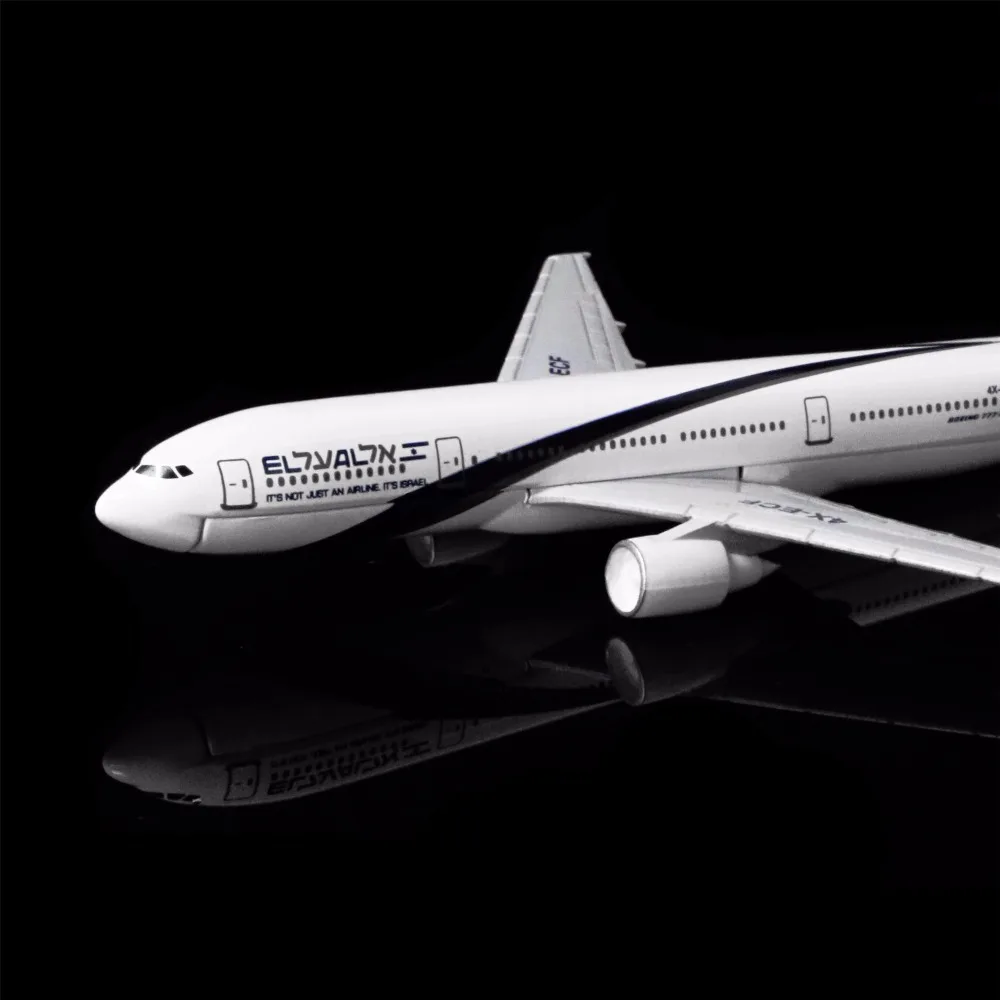 1:400 16 см EL AL Israel Airlines Boeing 777 металлическая модель самолета украшение офиса игрушка идея подарка