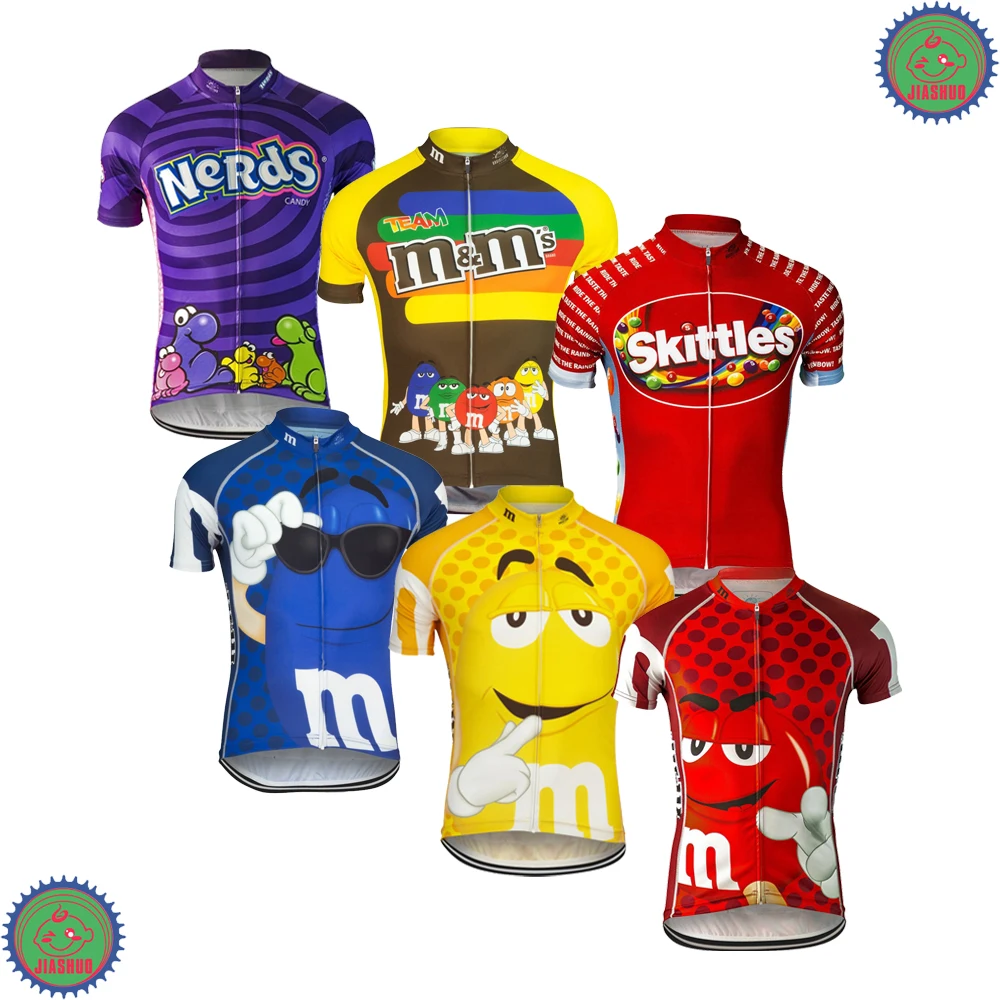skittles cycling jersey