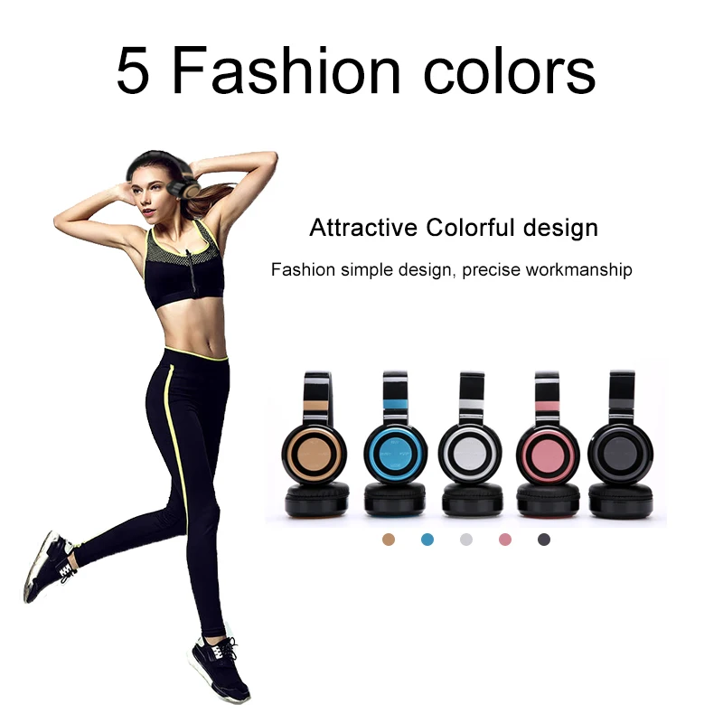 Chiclits TF Card Wireless Bluetooth Headphone (9)