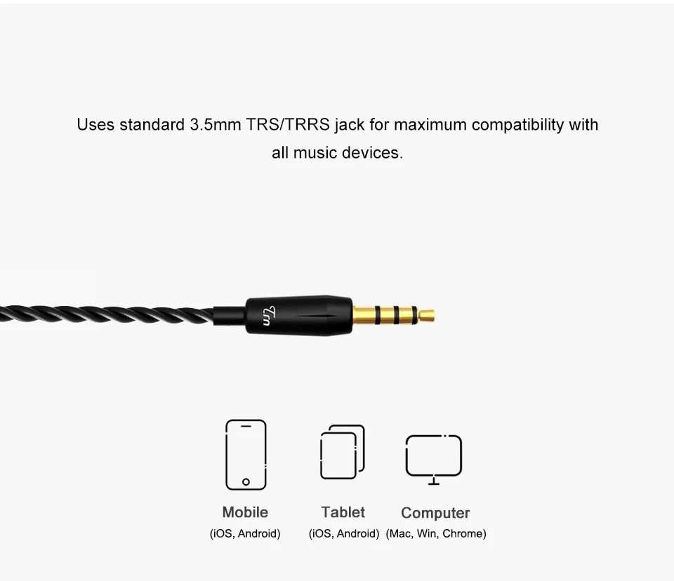 TRN IM1 1BA + 1DD гибридные наушники-вкладыши Monito Running спортивные наушники HIFI гарнитура съемный отсоединяющий 2Pin кабель на заказ наушники