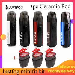 Оригинальный Justfog minifit Starter Kit 370 mAh все в одном vape комплект как justfog q16 с MINIFIT Аккумулятор Компактный pod Вдыхание пара устройства