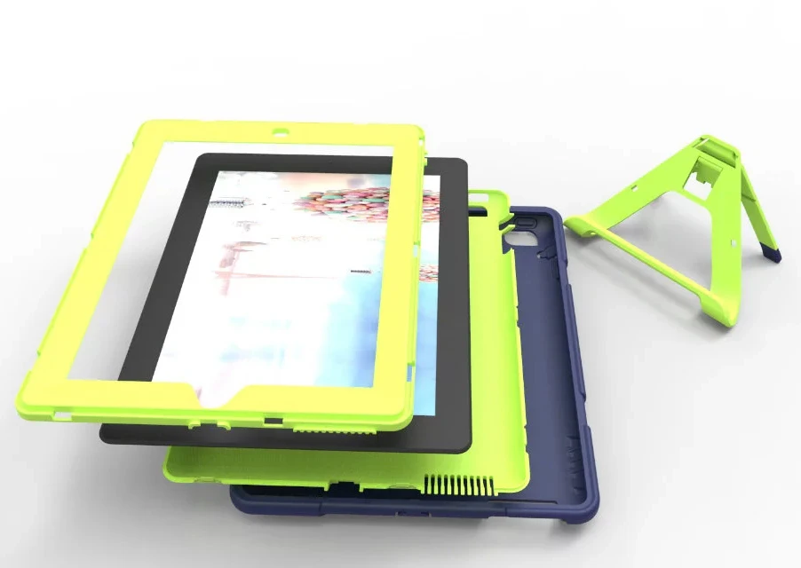Felfial для Apple iPad 2/3/4 чехол Гибридный жесткий резиновый Противоударная подставка