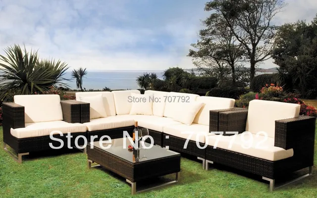 Fancy Outdoor Furniture Rattan Sofa Set In Garden Sofas From Fancy Outdoor Furniture Rattan Sofa Set