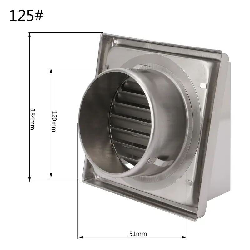 Koop Muur Ventilatierooster Diffuser Ducting Ventilatie Cover Extractor Outlet Lamellen