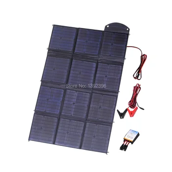 

2017 150W Solar Power Bank Highly Efficient Poly Crystalline Caravan Solar Blanket Foldable solar charging kit Solar Charger