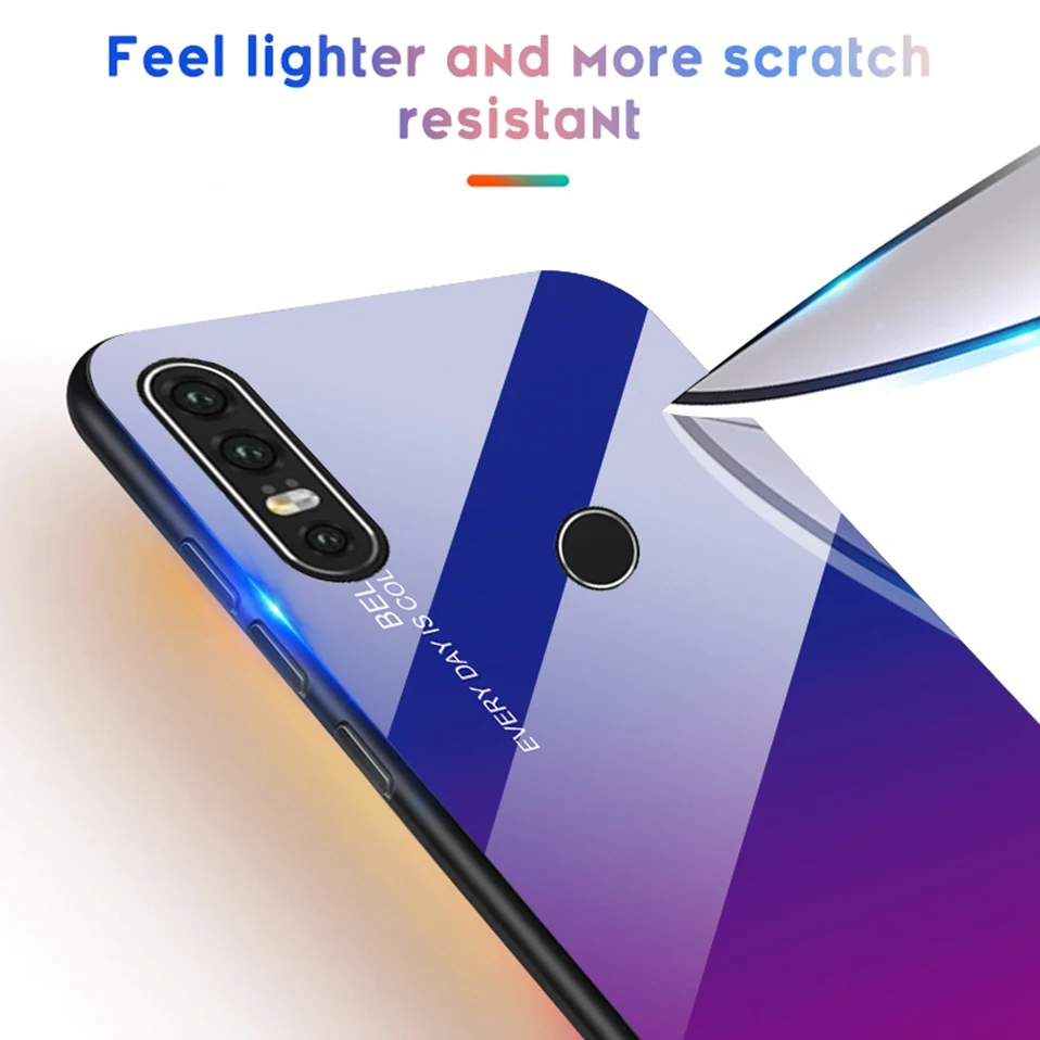 Glass Case For Huawei P30 P20 Mate 10 20 Lite Pro Cover Luxury Phone Case For Huawei P Smart Y9 2019 Nova 2i 3 3i 4 3e Coque     (6)