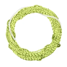 12/13ft furled líder tenkara voar linha de pesca poliéster trançado furled líder tenkara linha grama verde ouro preto amarelo