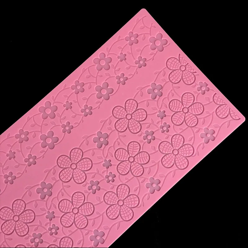 Details about   Lace Soft Silicone Mold Mould Sugar Craft Fondant Mat Cake Decorating Baking GA 
