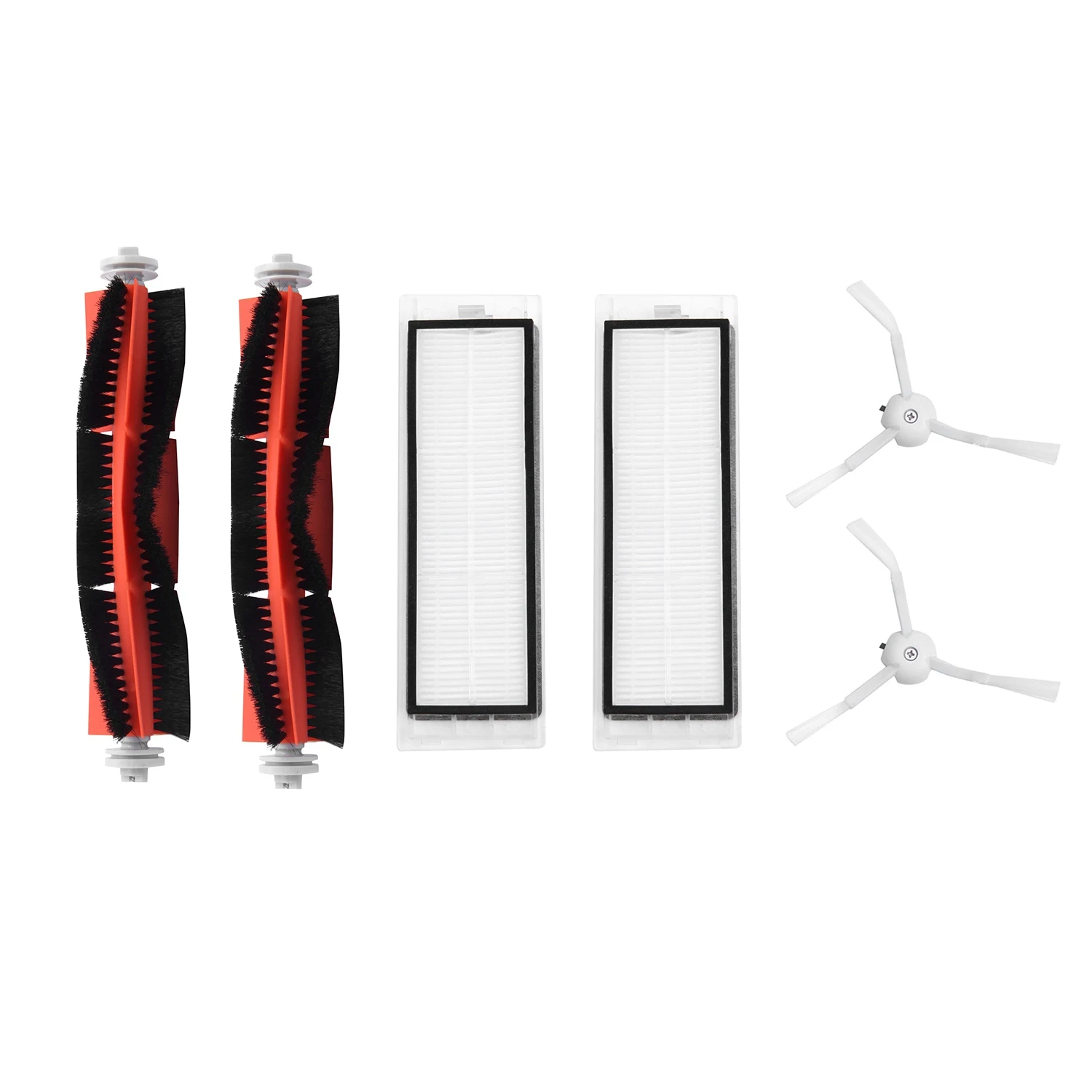 

Hot! New 2pcs main brush 2pcs hepa filter 2pcs side brush for Xiaomi mijia robot roborock s50 s51 roborock 2