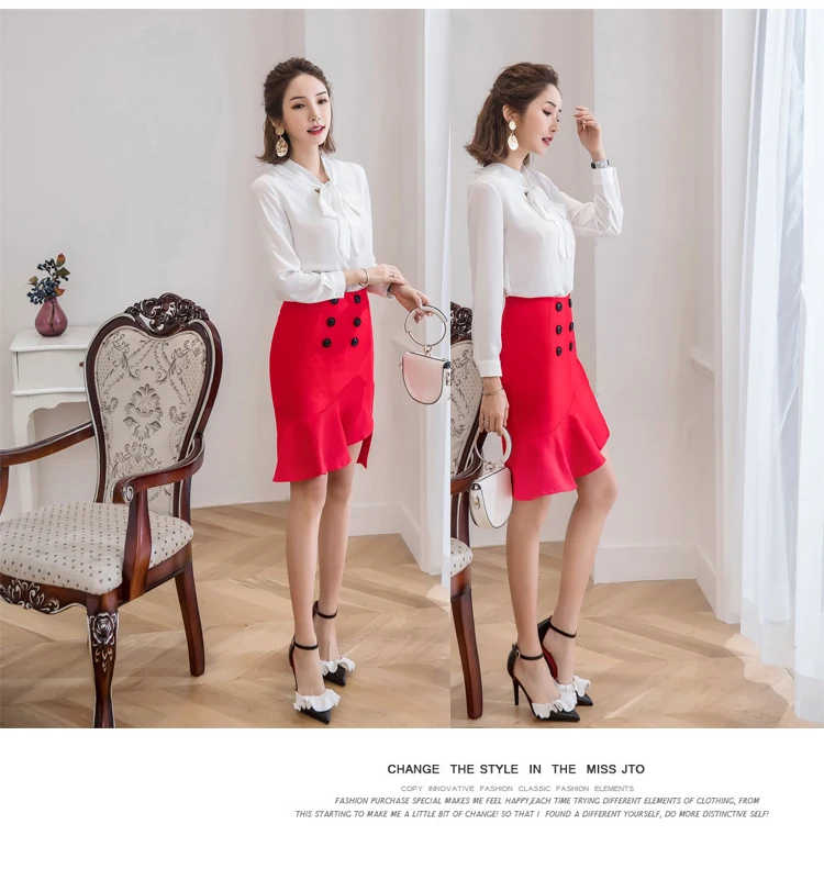 SZMXSS летние юбки женские модные пуговицы средней длины юбка стандартная юбка черная красная юбка рыбий хвост 5XL Высокая талия юбка