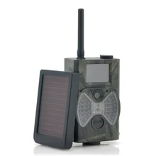 HC300M камера для охоты GPRS MMS Digital 940NM черная инфракрасная фотоловушка с солнечной батареей