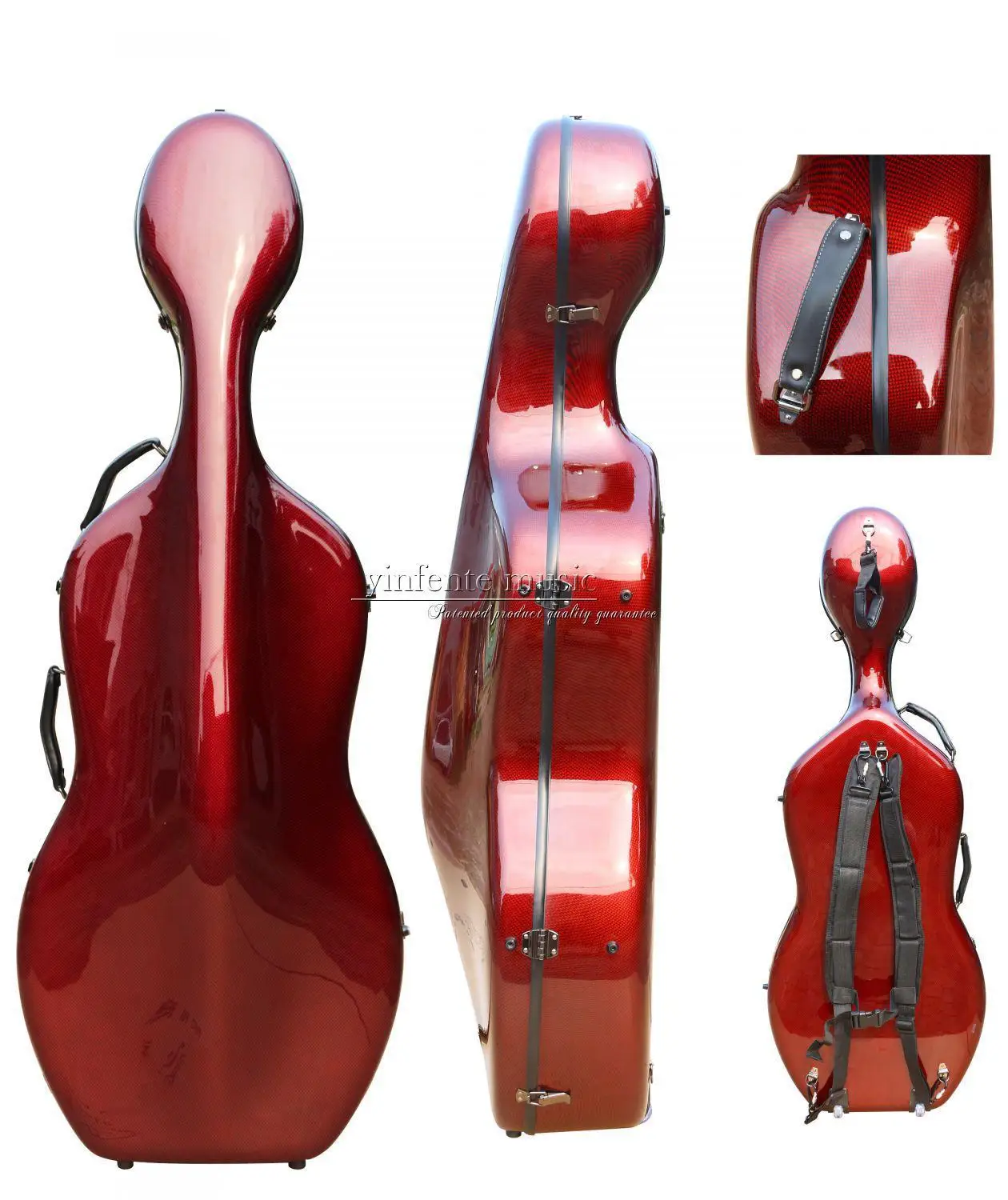 Étui De Violon En Fibre De Carbone 4/4 Composite Solide, Boîte À Dos Avec  Sangles Porte-archet, Étui De Rangement À Coque Dure Pour Protéger Le Violon  - Violon Pièces & Accessoires - AliExpress