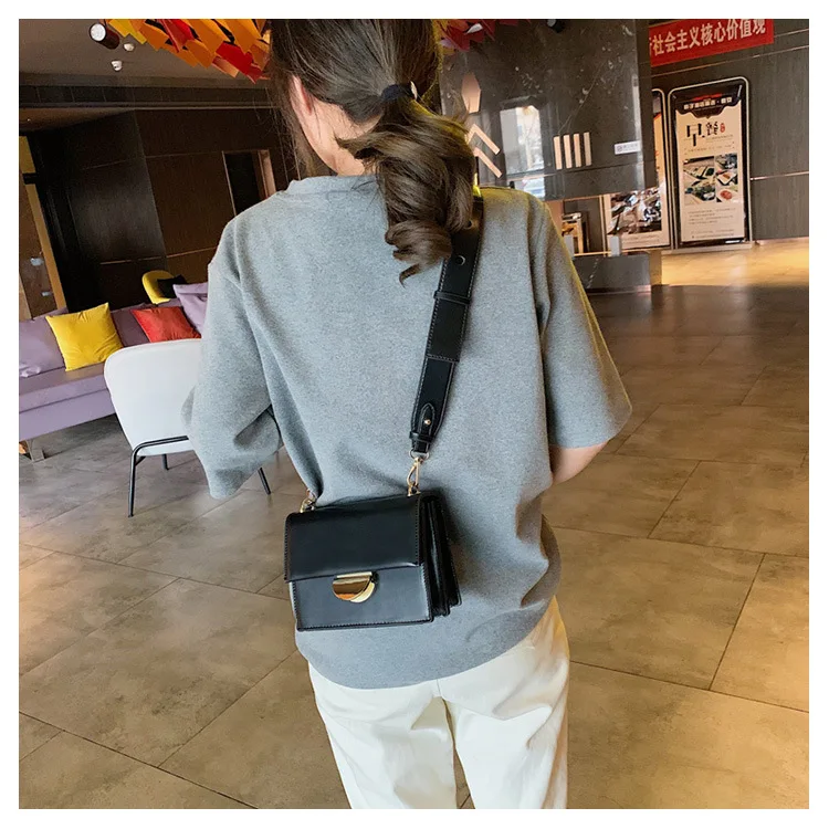 Элегантная женская квадратная сумка с клапаном модная Новая высококачественная женская дизайнерская сумка из искусственной кожи Повседневная сумка через плечо