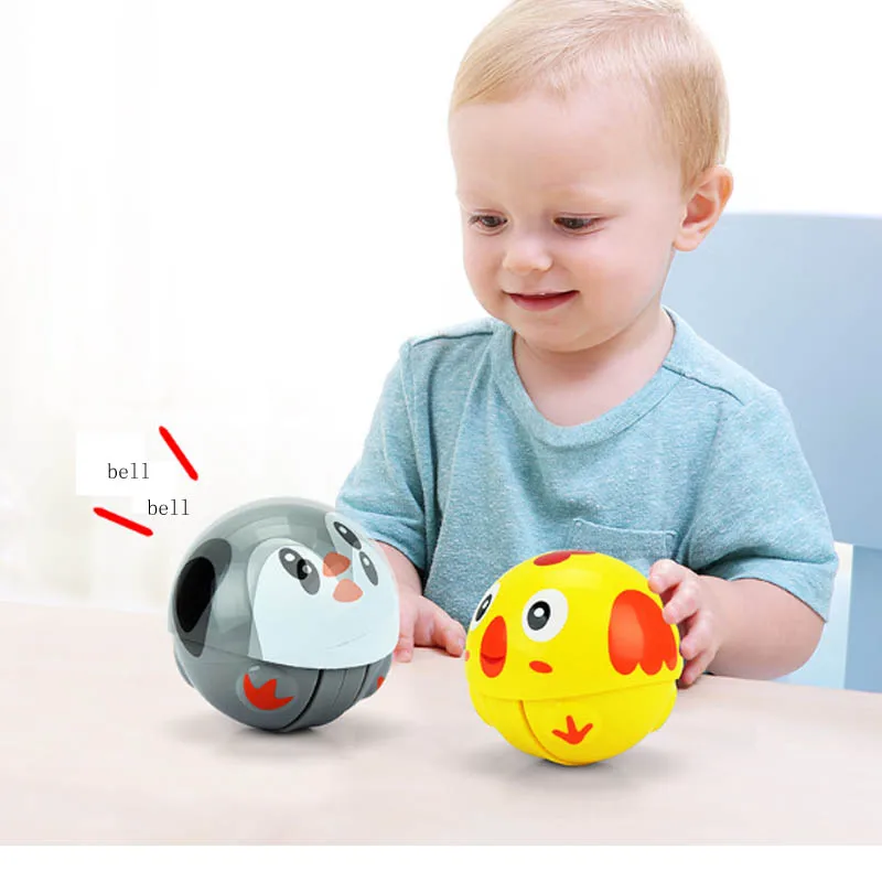Детские игрушки мяч 3+ месяцев мультфильм животных бег стакан para детские игрушки для младенцев погремушки посылка