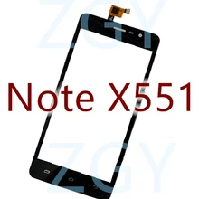 ZGY сенсорный экран панель для Infinix Горячая Примечание X551 HotNote Переднее стекло сенсорного экрана дигитайзер датчика