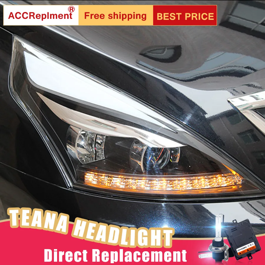 2 шт. светодиодный светодиодные фары для Nissan Teana 2008 2012|Фара авто в сборе| |