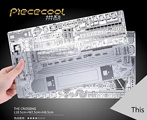 Piececool 3D металлическая головоломка &quotскрещивание&quot Сборная модель наборы из