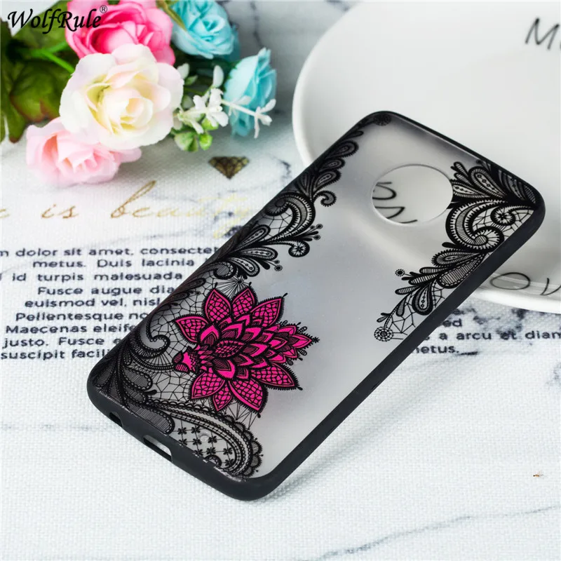 

For Cover Motorola Moto X4 Case Embossed Lace Rose Bumper Phone Case For Motorola Moto X4 Cover Moto X 4th Gen XT1900 5.2''
