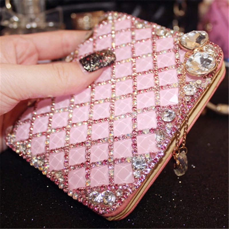 pink wallet purse