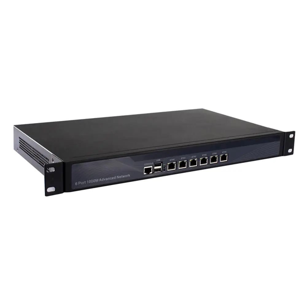 Брандмауэр Mikrotik Pfsense сети VPN Security Appliance маршрутизатора ПК Intel Pentium 3855U, [HUNSN RS06], (6LAN/2USB2. 0/1COM/1VGA)