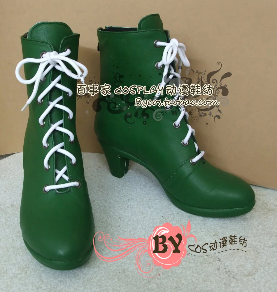 Sailor Moon Kino Makoto Cosplay Shoes Boots Custom-Made Free Shipping
