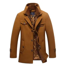 Дропшиппинг мужские куртки зимние 4XL толстые ветровки шерстяные теплые пальто с отложным воротником Повседневная модная мужская одежда 9new