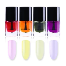 BORN PRETTY красочные палитры оттенок верхнее покрытие серии Heaven Маникюр черный красный дизайн ногтей штамповка лак 6 мл