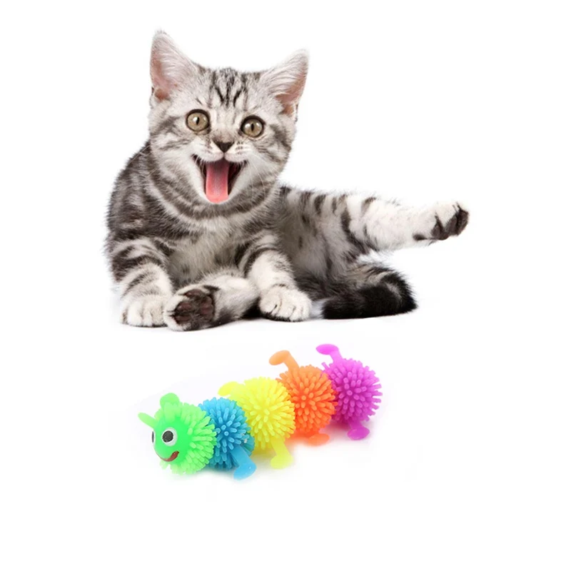 

Relax Pressure Pet Dog Cat Imitate Soft Rubber Animal-shaped Funny Multi-Colored Toy for Cat