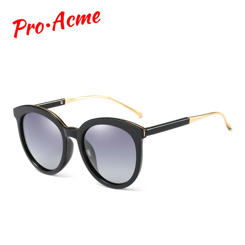 

Pro Acme Brand Design Women Sunglasses Round Polarized Mirror Sun Glasses Female Fashion Glasses Eyewear UV400 CC1033
