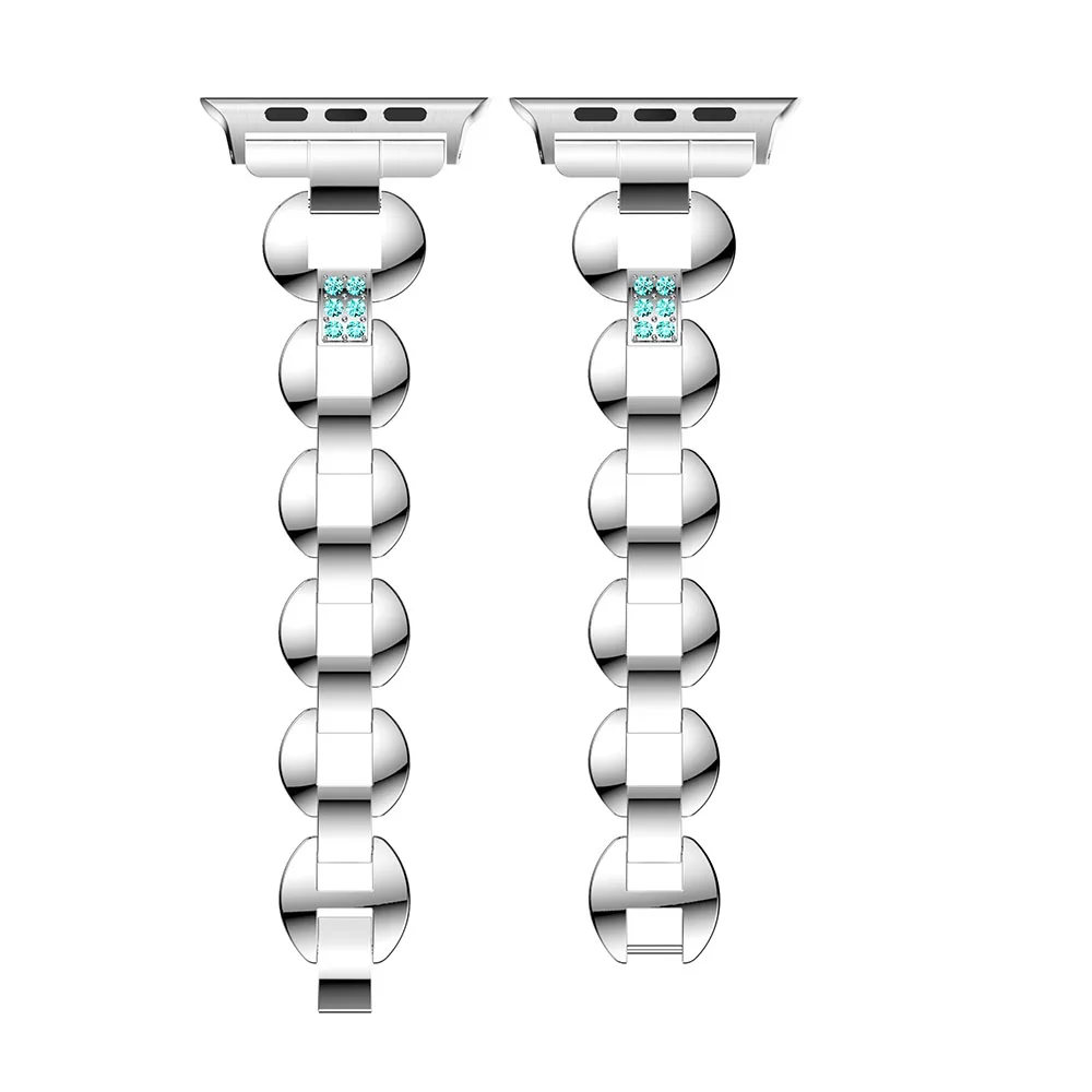 Стальной ремешок для часов Apple Watch Series 4 1 3 2 ремешок для часов стальной ремешок для iWatch 42 38 40 44 мм нержавеющая металлическая Ремешки для
