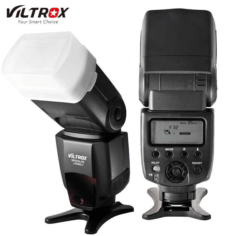 

JY-680A Universal LCD Flash Camera Speedlight for Canon Nikon Pentax Olympus Cameras with Bounce Diffuser