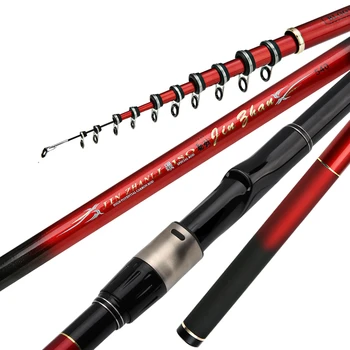 

Special Rock Fishing Qod Superhard Telecaopic Fishing Pole Ultralighrt Fishing Equipment for Hand/Sea Long Section Rod for Big