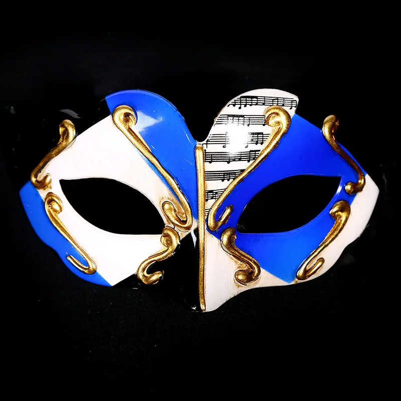GNHYLL новая золотая Маскарадная маска Mardi Gras Note маска для женщин Венецианская маска Половина лица Венецианский шар маска для Хэллоуина Рождество