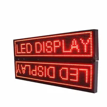 104*40cm P10 Outdoor double sided Red LED Display Board,Use waterproof LED module and WIFI Programmable scrolling messages sign