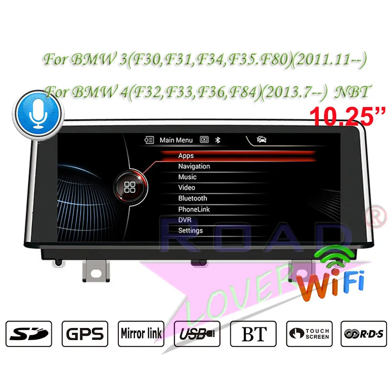 Perfect Roadlover Android 7.1 Car PC GPS Navigation For BMW 3 (F30 F31 F34 F35 F80) 2011- For BMW 4 F32 F33 F36 F84 (2013- Player NO DVD 7