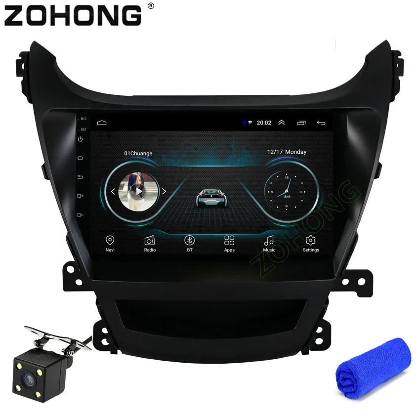 

2.5D 9inch Android8.1 car dvd video player GPS for Hyundai Elantra Avante 2014 2015 navigation Radio Stereo recorder BT WIFI MAP