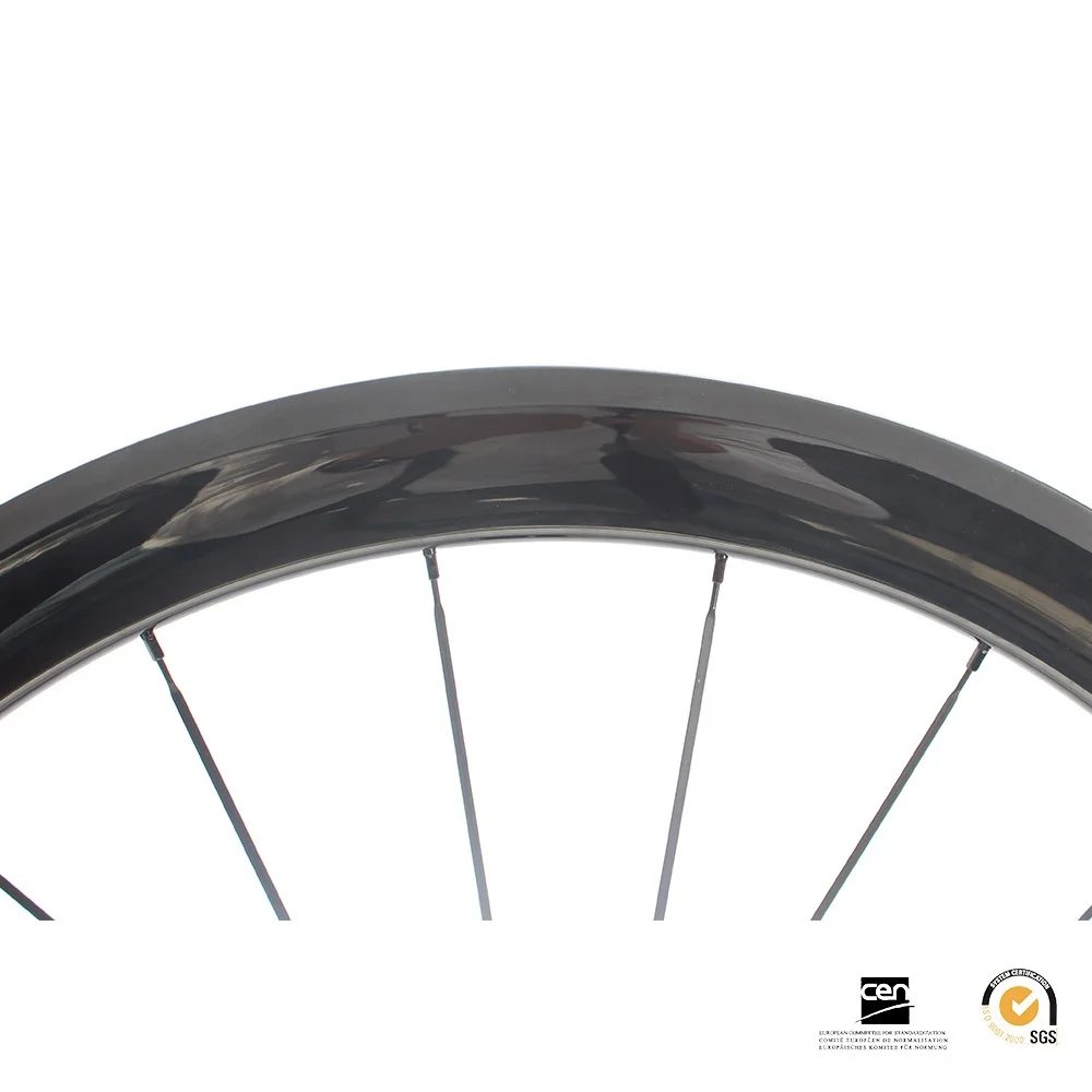 Excellent 50mm Clincher Rims Basalt Carbon 27mm 20h 24h Road Bike UD Matt wheel 700C Race Wheel sets 4