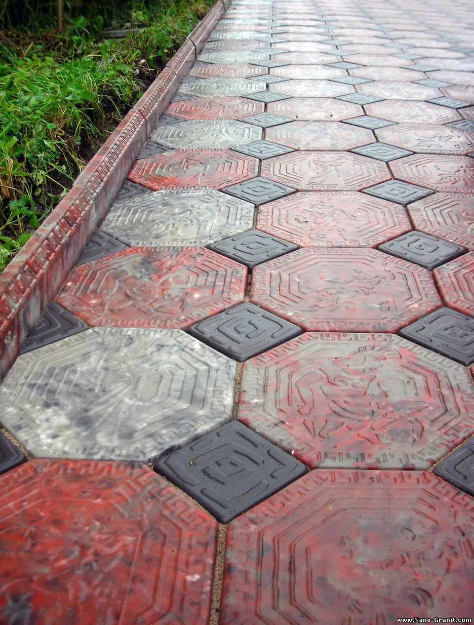 Пластиковые формы для бетонной тротуарной плитки 4 шт.|stone plastic mold|plastic paving stonesmold for