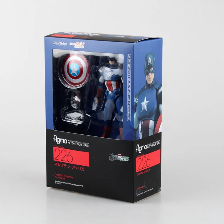Фигурки из ПВХ с героями мультфильмов Hulk and Captain America 17 см|Игровые фигурки и