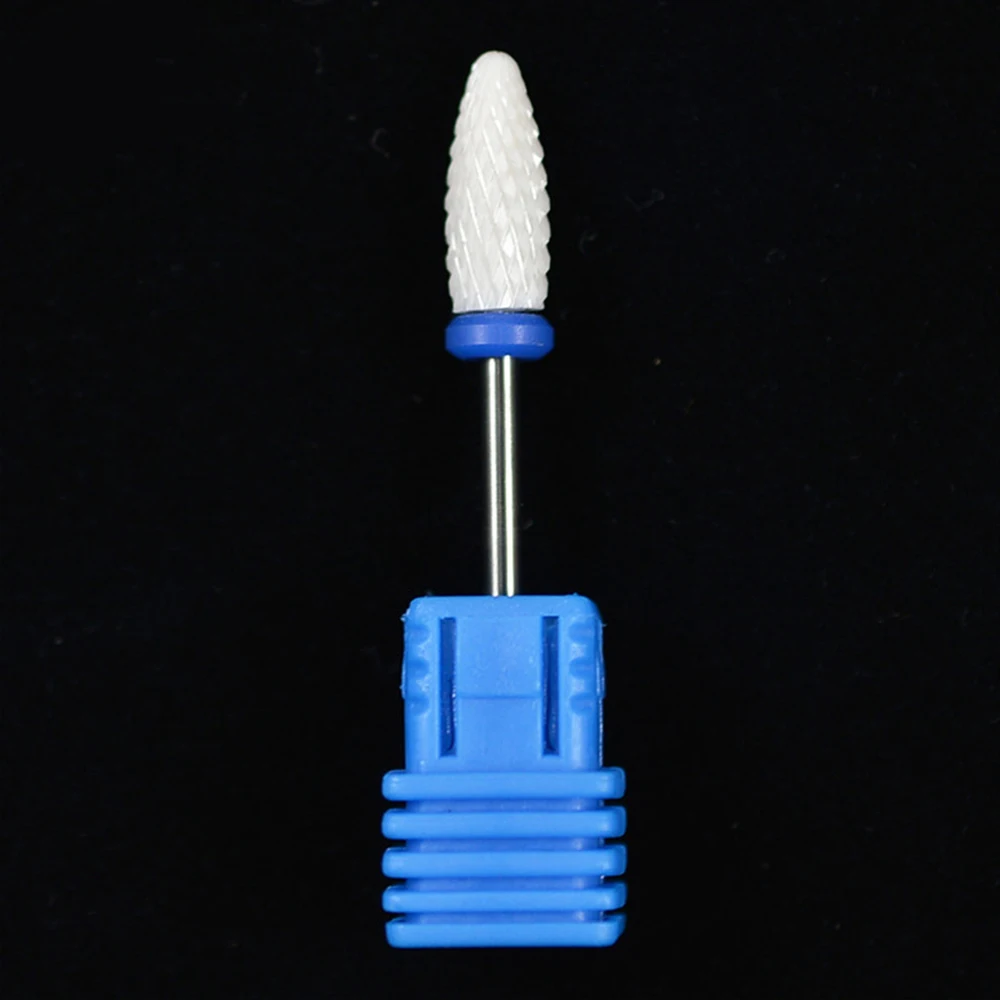 

1pcs size Nail Ceramic Drill Bit Electric Machine Rotary Burr Milling Nail Polish Manicure Professional Nail File Tools BENC189