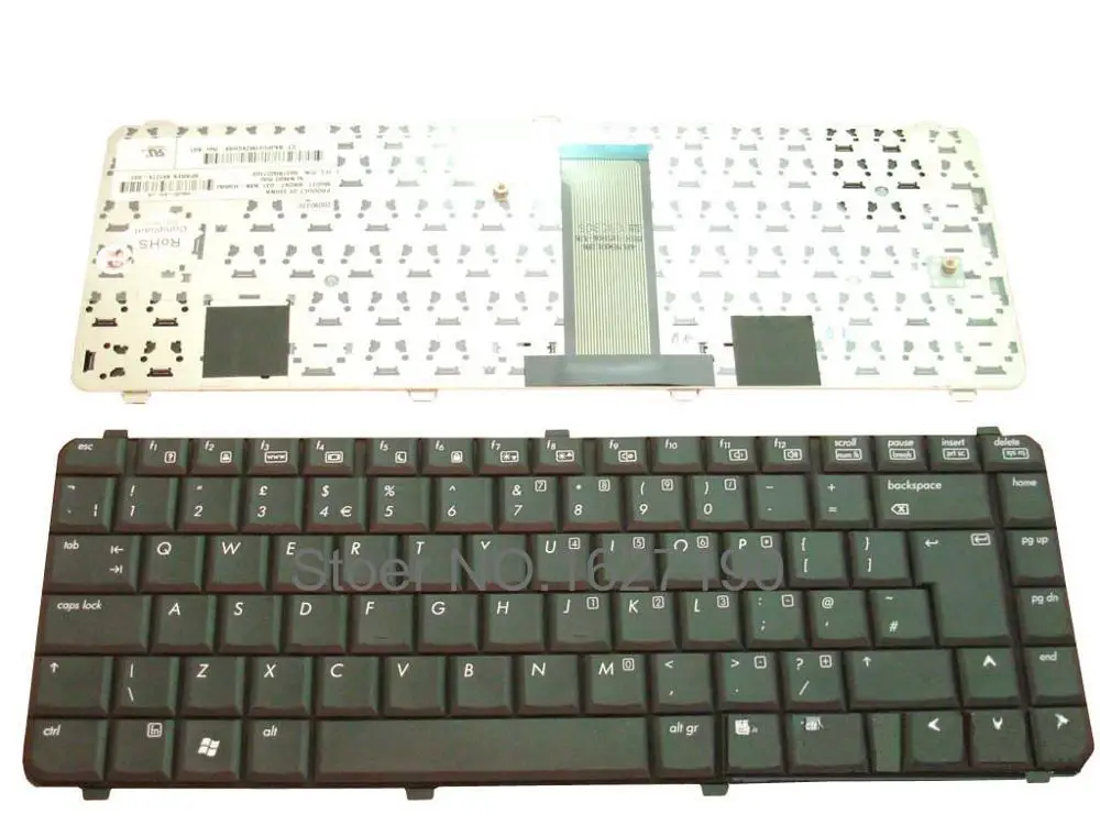 UK Laptop Keyboard for HP 6530S 6730S BLACK New Notebook Keyboardsin